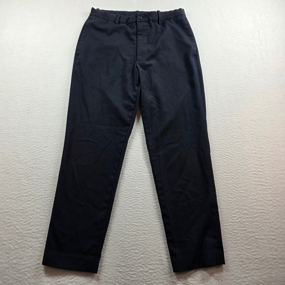 Uniqlo Mens EZY Ankle Pants Navy Blue Stretch Twill Trousers‎ 27-30 Waist 441733
